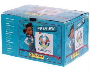 Panini 100 hoezen stickers EURO 2020 preview