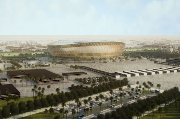 Lusail stadium in Qatar