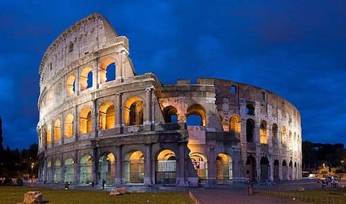 het colosseum in Rome