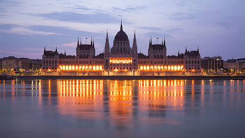 het parlementsgebouw in Boedapest