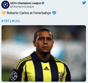 Roberto Carlos als speler bij Fenerbahce