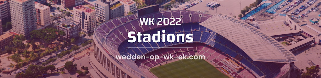 WK voetbal 2022 stadions locaties