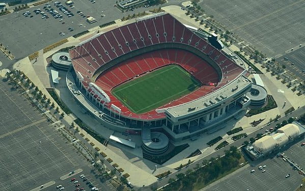 Arrowhead Stadium in Kansas City (Bron: Wikipedia, Ichabod, CC BY-SA 3.0)